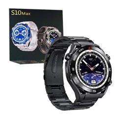 Smartwatch HD Fit Pro S10 Max 46mm (Versão para Chamada) NFC Preto Smartwatch HD Fit Pro S10 Max 46mm (Versão para Chamada) NFC Preto